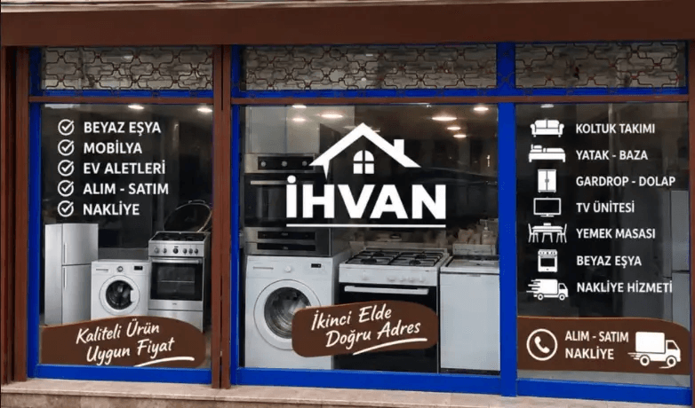 İhvan Spot dükkan vitrini